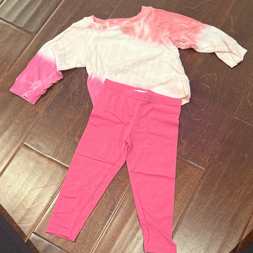 Splendid Pink and White Baby Outfit
